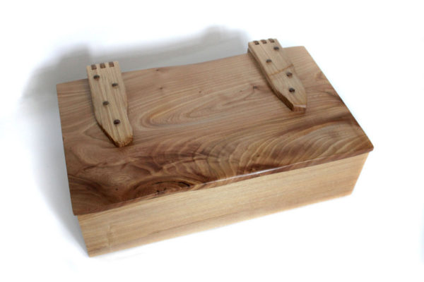 Large handmade wooden box by Neil Martin