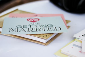 Wedding invitations - wedding memory box